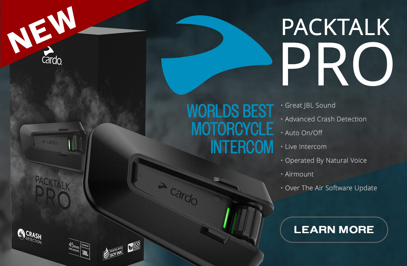 NEW Cardo Packtalk Pro
