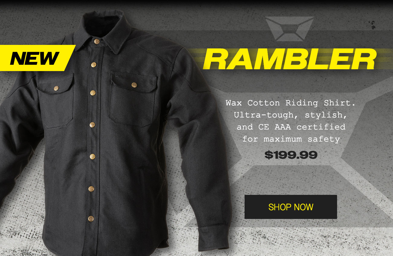 New Cortech Rambler Wax Cotton Riding Shirt